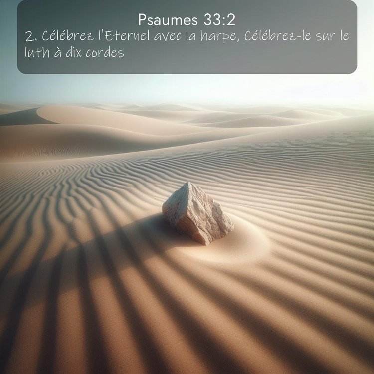 Segond Psaumes 33:2