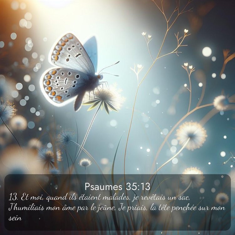 Segond Psaumes 35:13