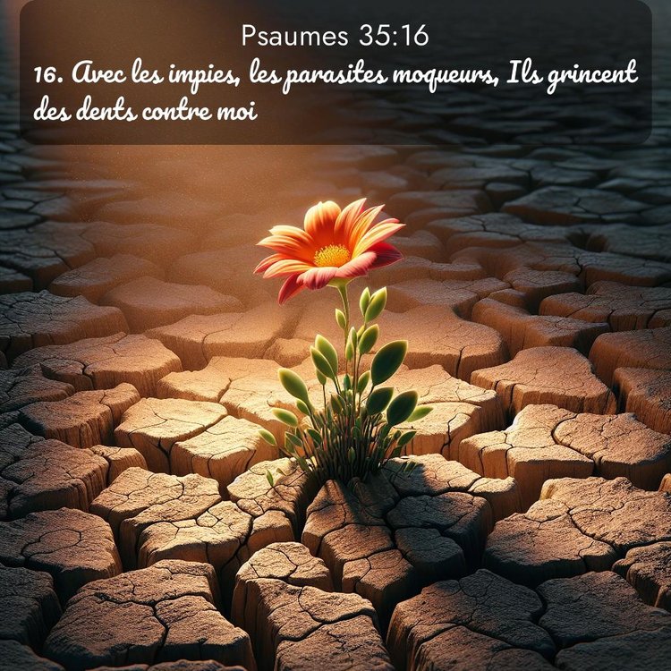 Segond Psaumes 35:16