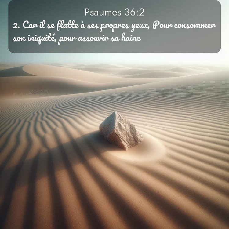 Segond Psaumes 36:2