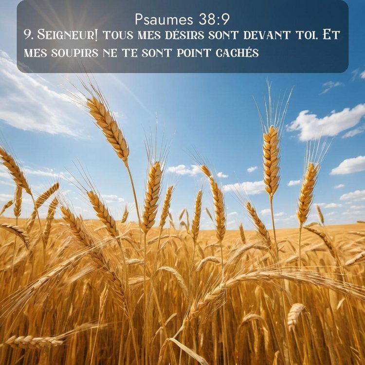 Segond Psaumes 38:9