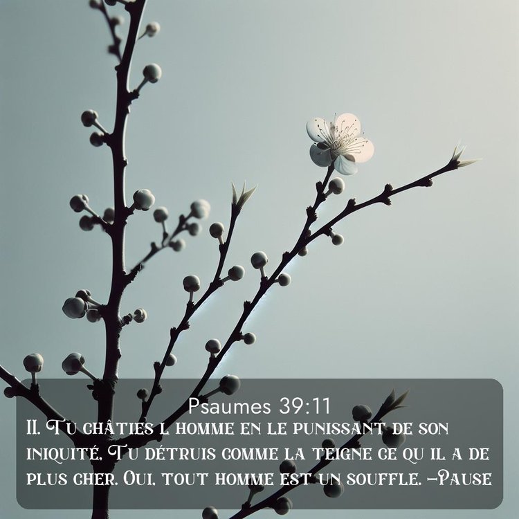 image nature avec verset biblique de la Bible