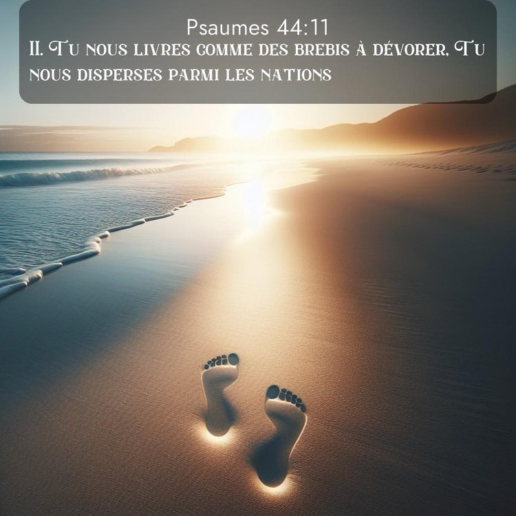 Segond Psaumes 44:11