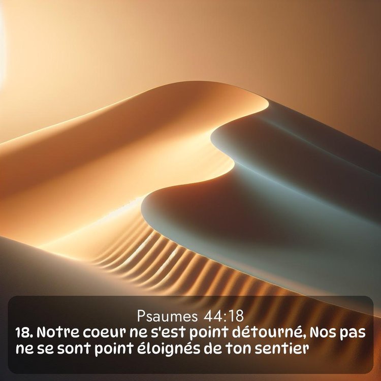 Segond Psaumes 44:18