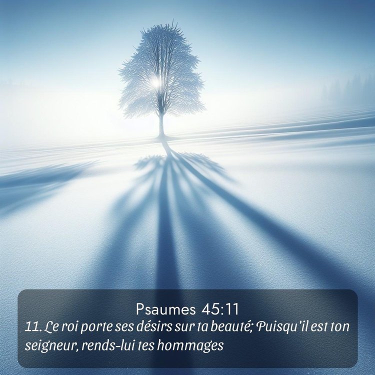 Segond Psaumes 45:11