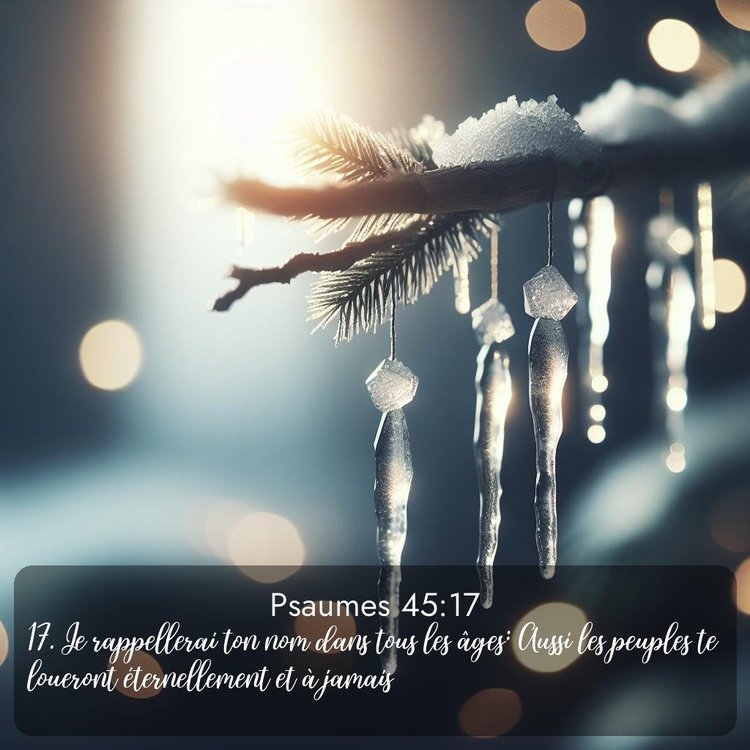 Segond Psaumes 45:17