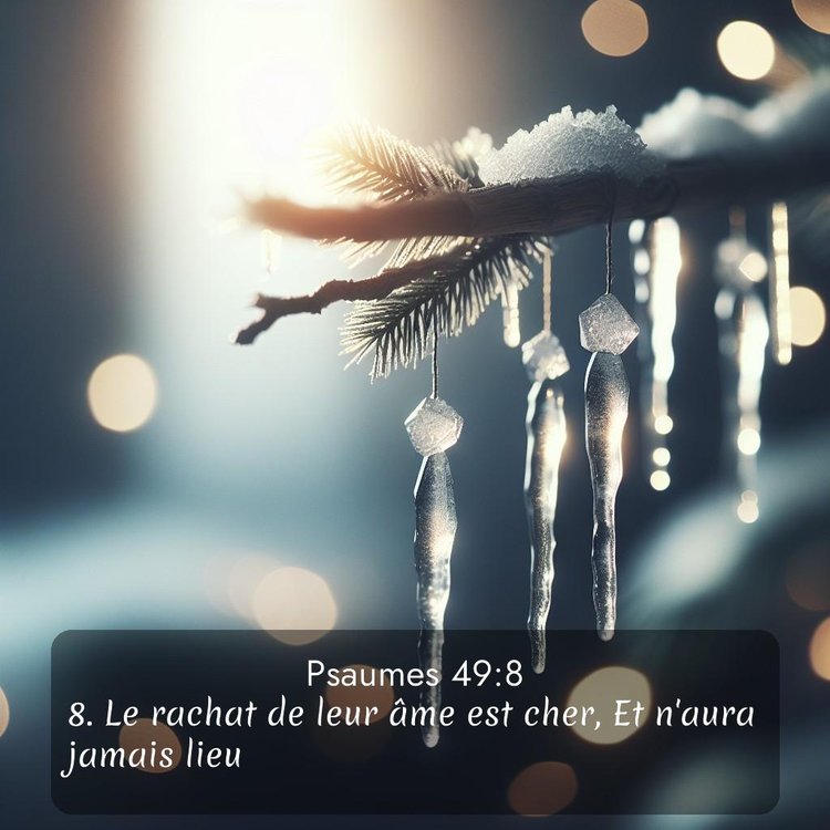 Segond Psaumes 49:8