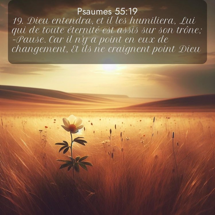 image nature avec verset biblique de la Bible