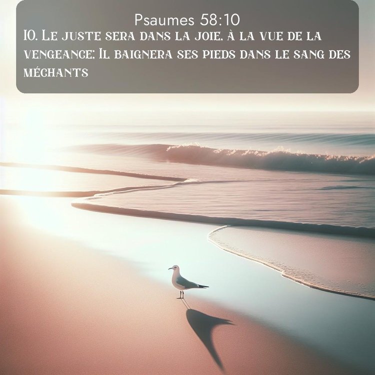 Segond Psaumes 58:10