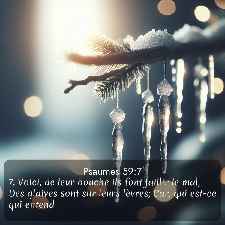 Segond Psaumes 59:7