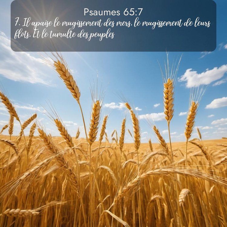 image nature avec verset biblique de la Bible