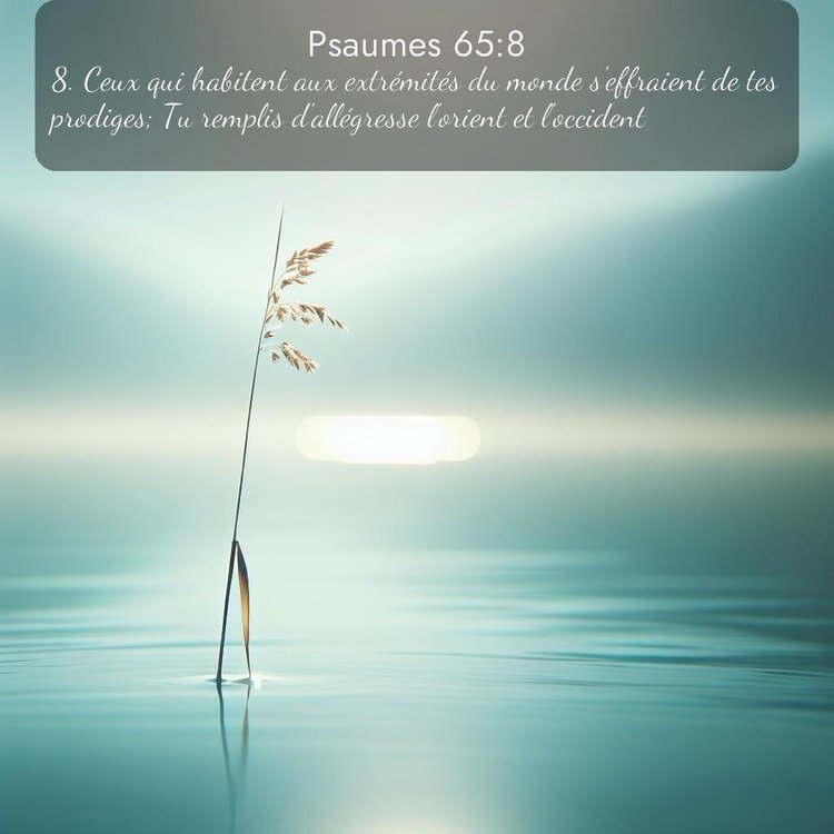 image nature avec verset biblique de la Bible