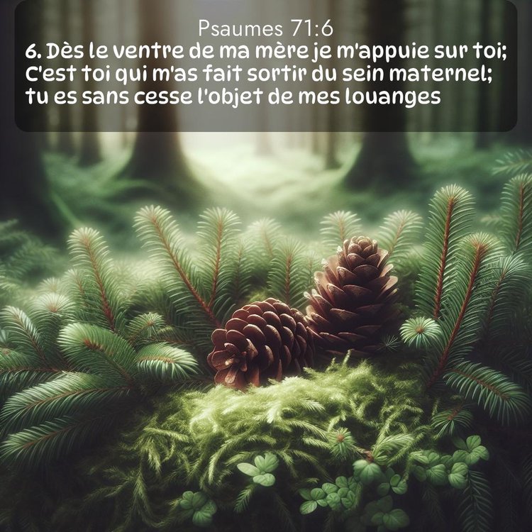 image nature avec verset biblique de la Bible