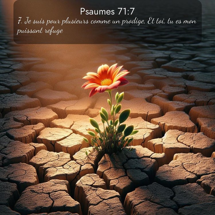 image nature avec verset biblique de la Bible