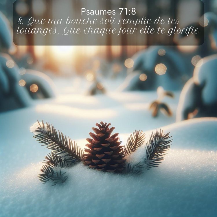 Segond Psaumes 71:8