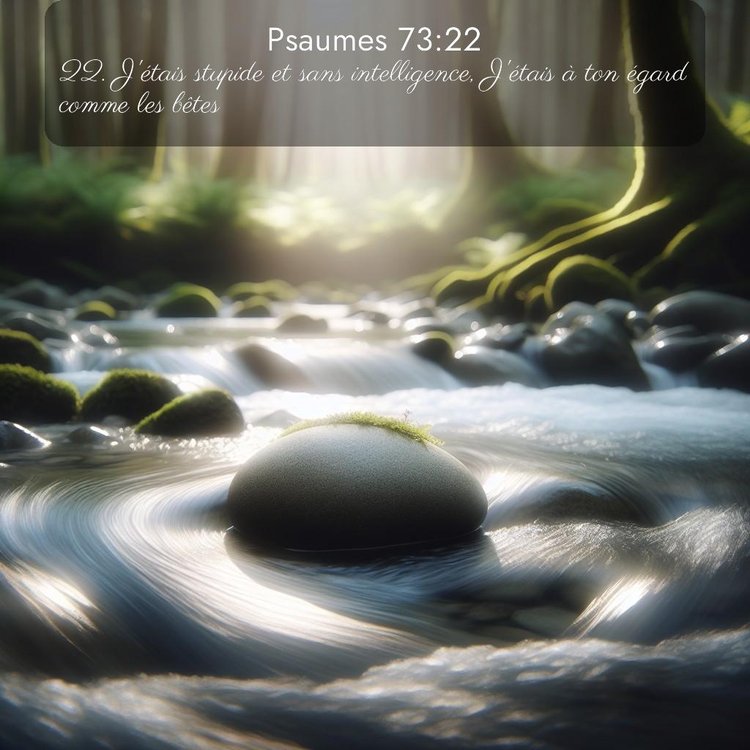 Segond Psaumes 73:22