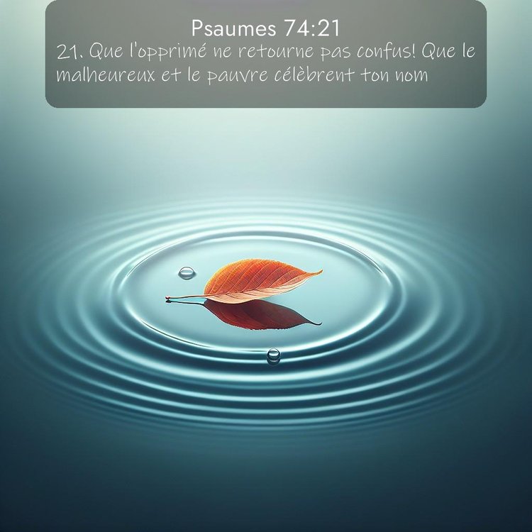 image nature avec verset biblique de la Bible