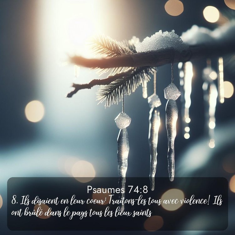 image nature avec verset biblique de la Bible