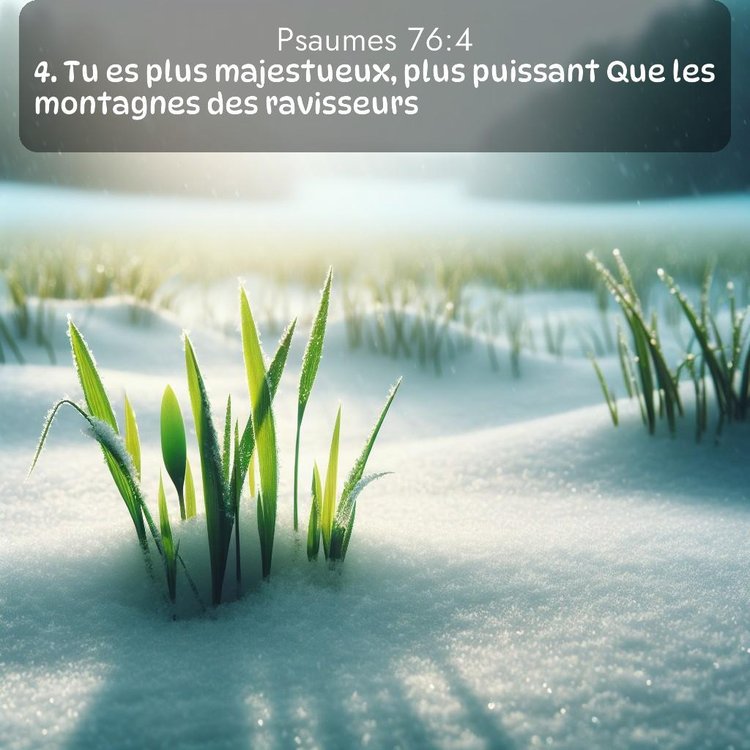 image nature avec verset biblique de la Bible
