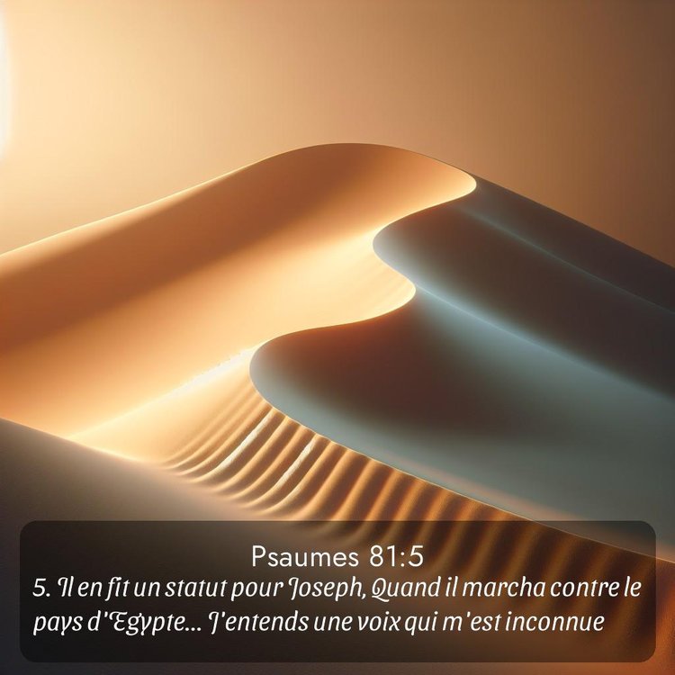 Segond Psaumes 81:5