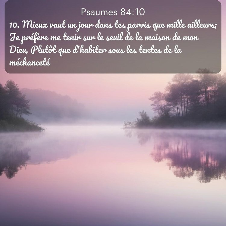 Segond Psaumes 84:10