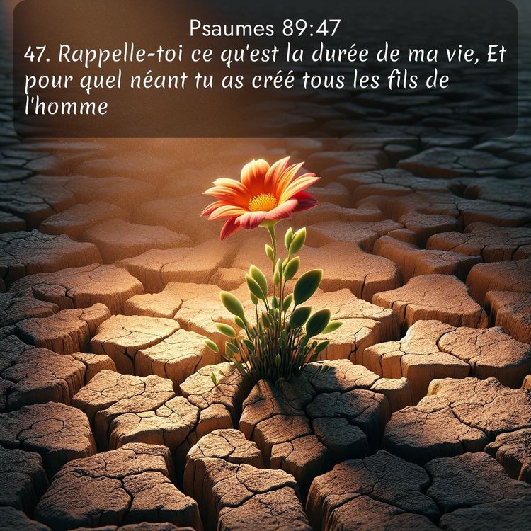 Segond Psaumes 89:47