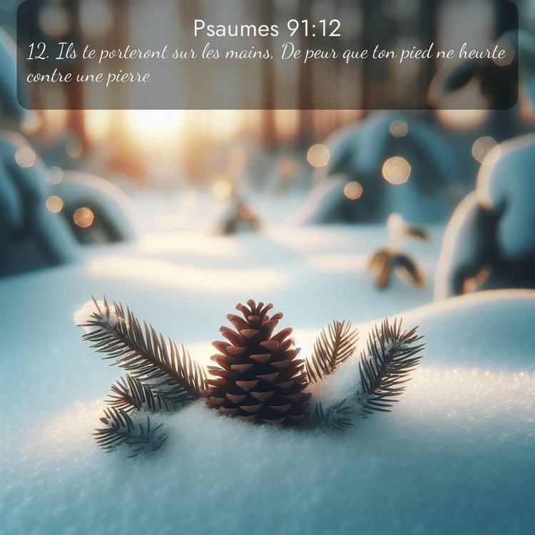image nature avec verset biblique de la Bible