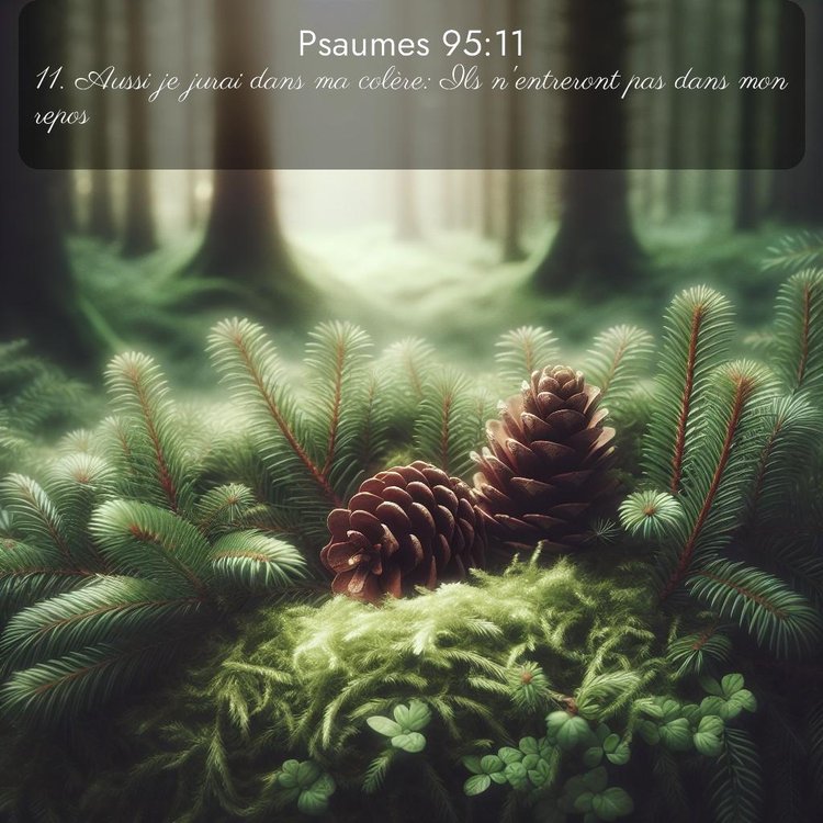 Segond Psaumes 95:11