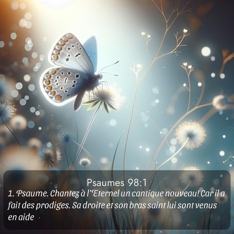 Segond Psaumes 98:1