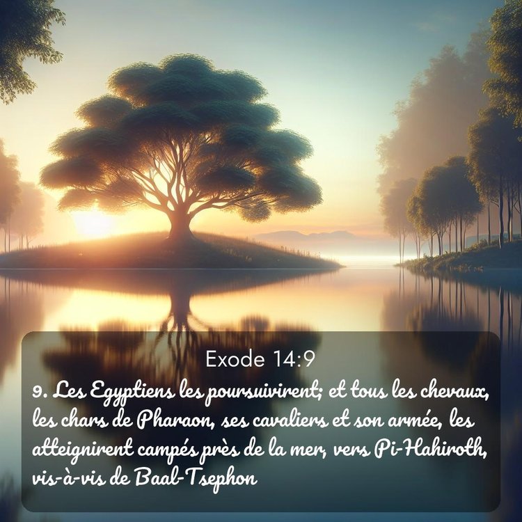 Segond Exode 14:9