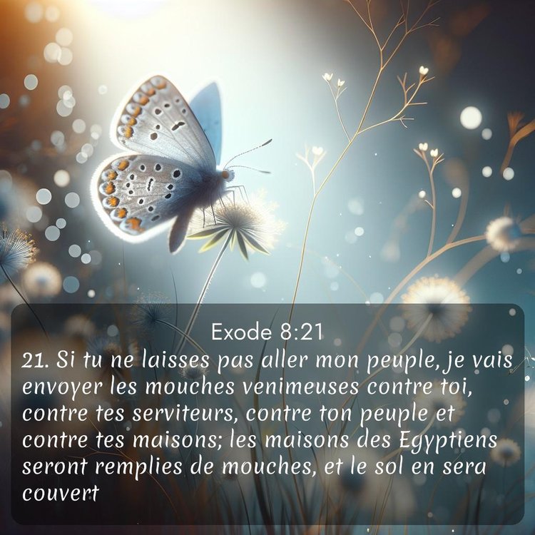 Segond Exode 8:21