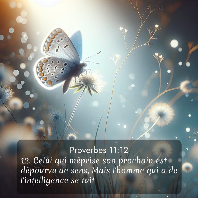 Segond Proverbes 11:12