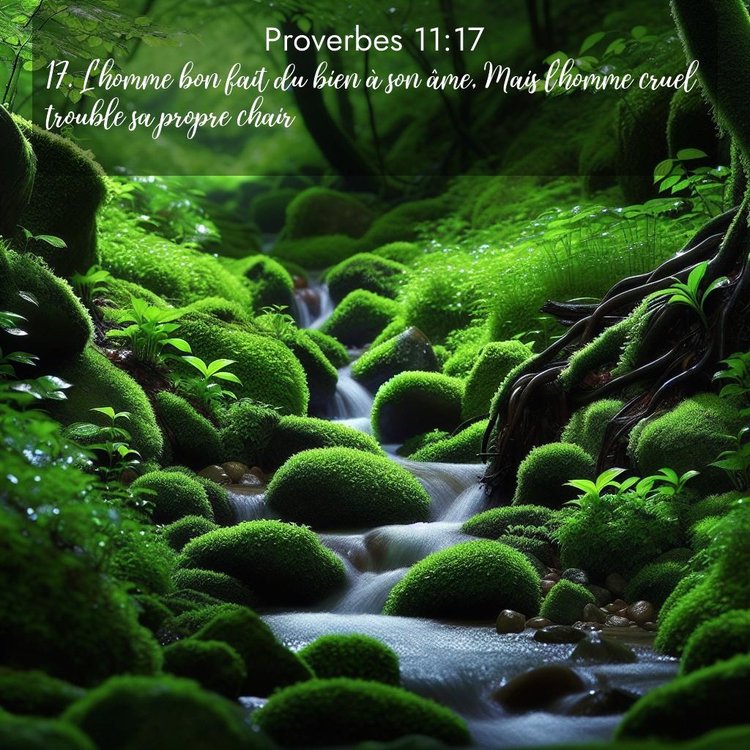 Segond Proverbes 11:17