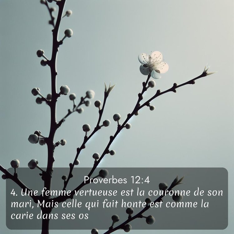 Segond Proverbes 12:4