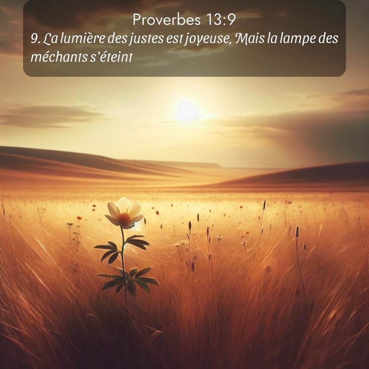 image nature avec verset biblique de la Bible