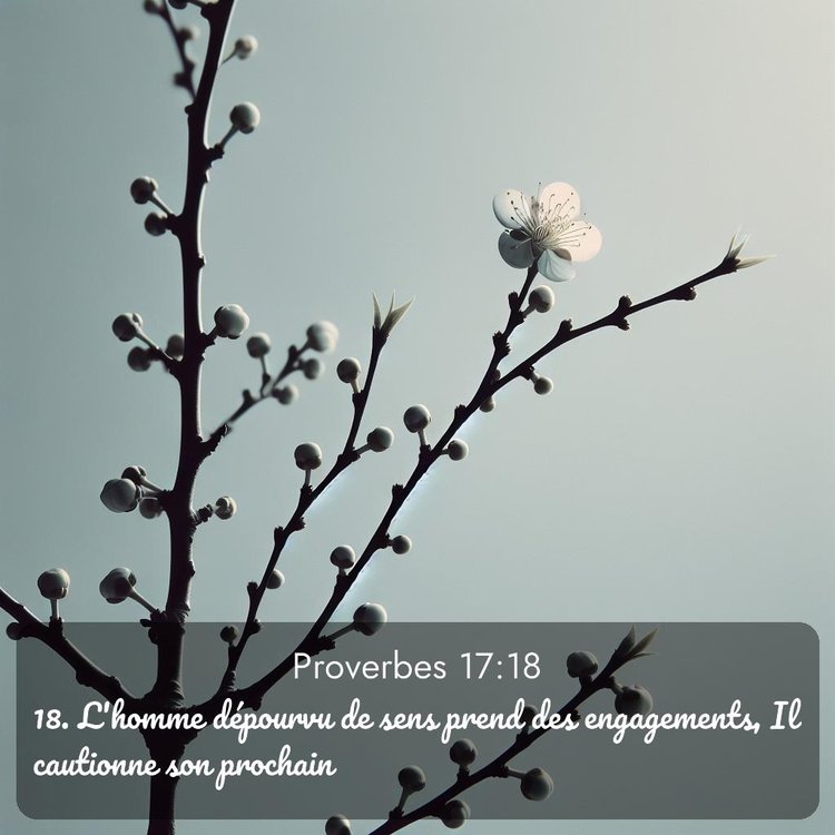 image nature avec verset biblique de la Bible