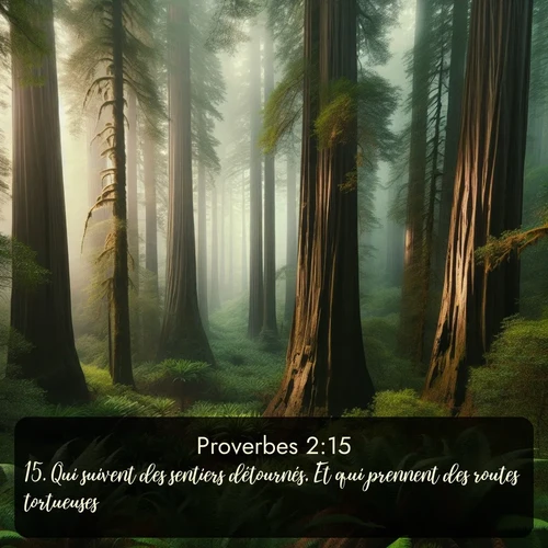 Segond Proverbes  ; image nature: image avec le verset biblique :Qui suivent des sentiers détournés, Et qui prennent des routes tortueuses; ;  ; 2:15