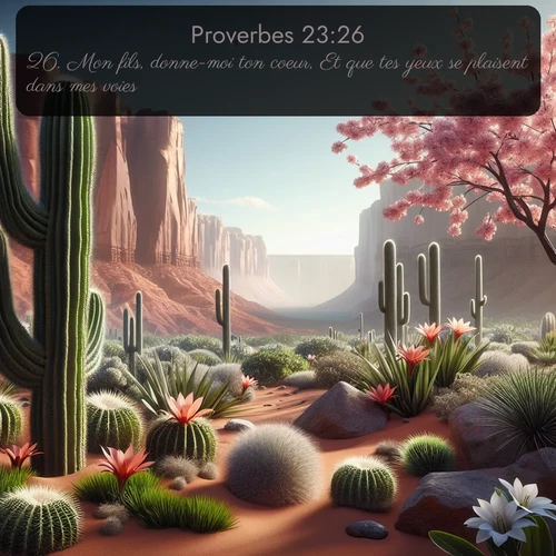 Segond Proverbes  ; image nature: image avec le verset biblique :Mon fils, donne-moi ton coeur, Et que tes yeux se plaisent dans mes voies. ;  ; 23:26
