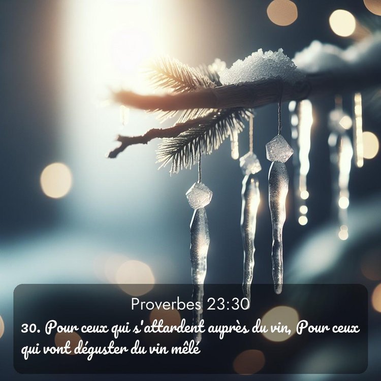 Segond Proverbes 23:30