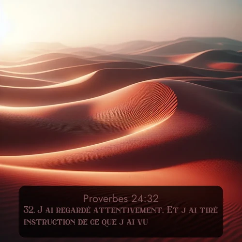 Segond Proverbes  ; image nature: image avec le verset biblique :J&#039;ai regardé attentivement, Et j&#039;ai tiré instruction de ce que j&#039;ai vu. ;  ; 24:32