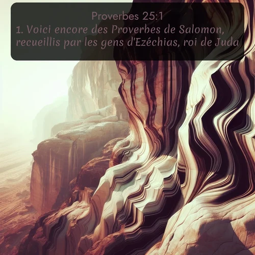 Segond Proverbes  ; image nature: image avec le verset biblique :Voici encore des Proverbes de Salomon, recueillis par les gens d&#039;Ezéchias, roi de Juda. ;  ; 25:1