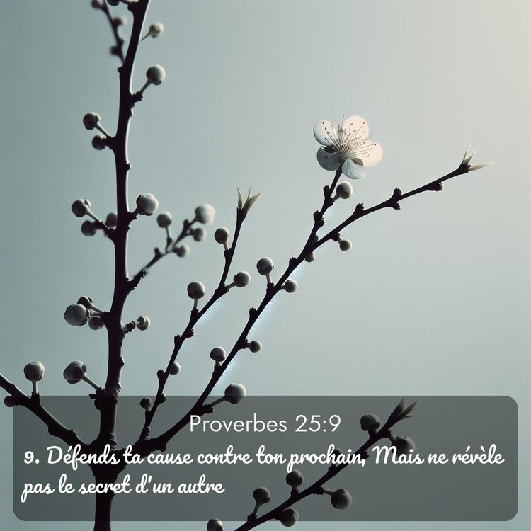 image nature avec verset biblique de la Bible