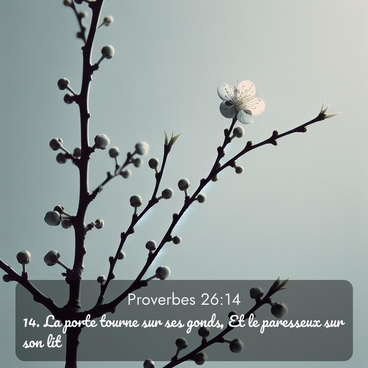 image nature avec verset biblique de la Bible