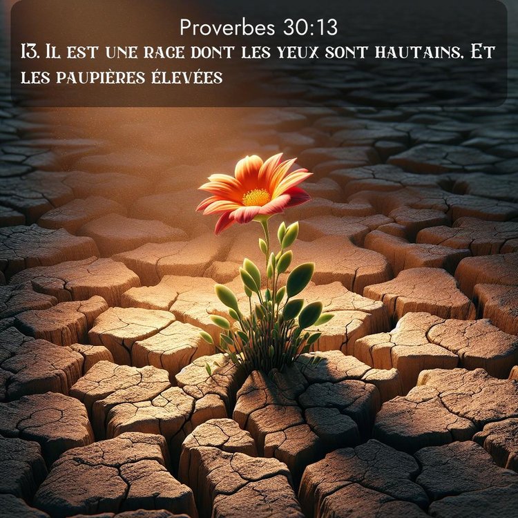 Segond Proverbes 30:13