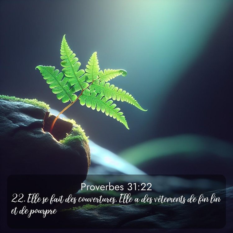 image nature avec verset biblique de la Bible
