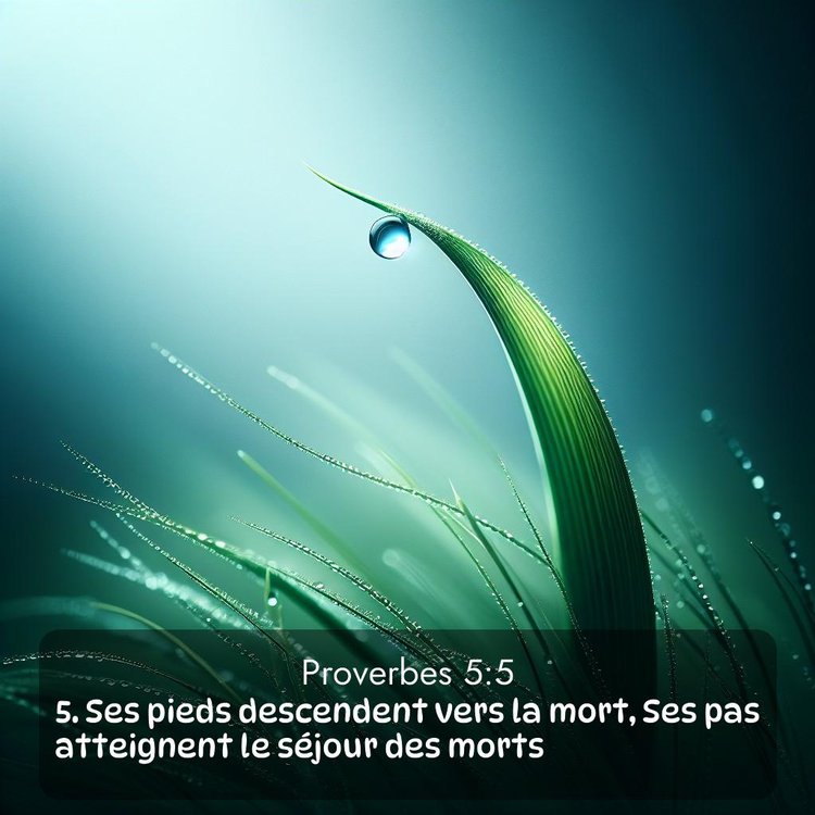 image nature avec verset biblique de la Bible