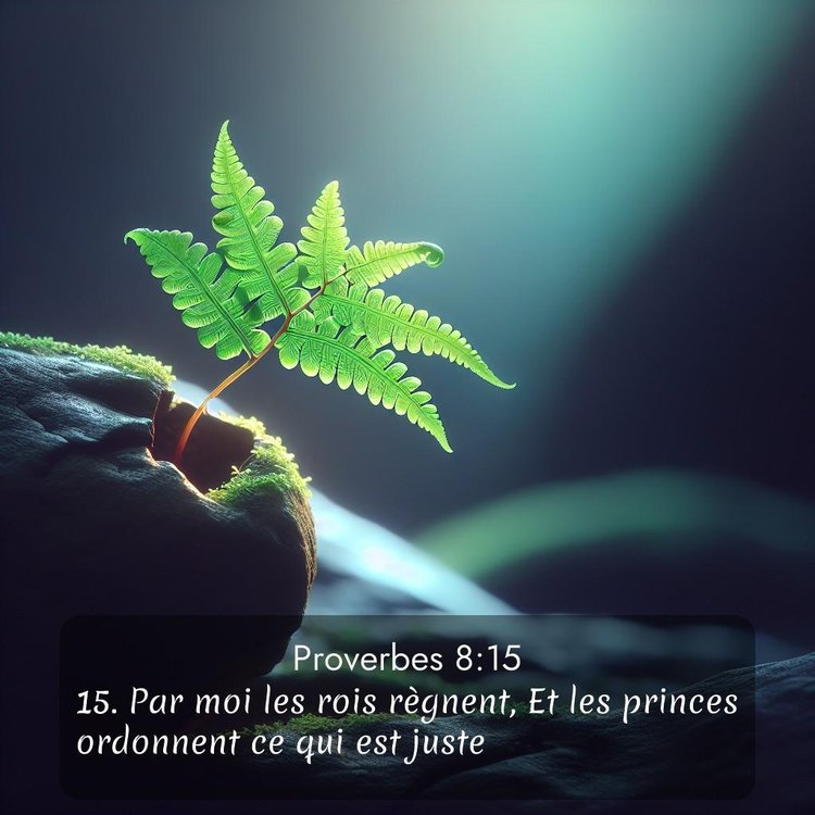 Segond Proverbes 8:15