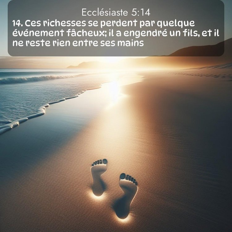 Segond Ecclésiaste 5:14