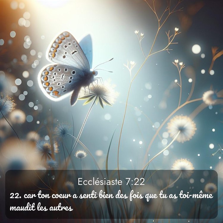 Segond Ecclésiaste 7:22