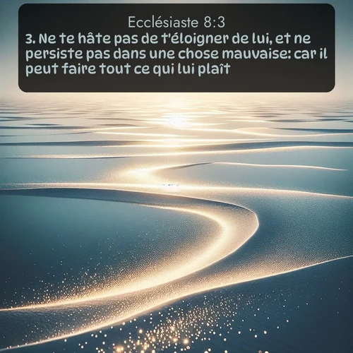 Segond 21 8:3